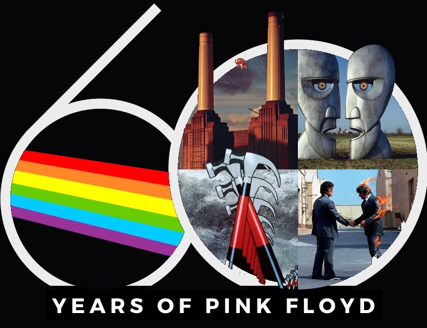 Artwork of the 60 Years of Pink Floyd tour